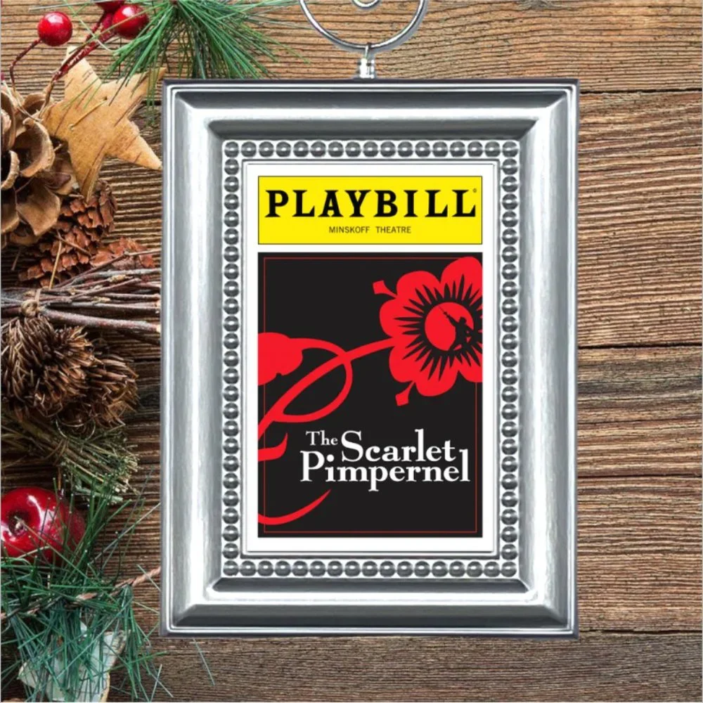 The Scarlet Pimpernel Broadway Musical Playbill Christmas‎ Tree Ornament